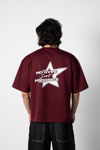 NO HYPE JUST PRESENCE T-SHIRT