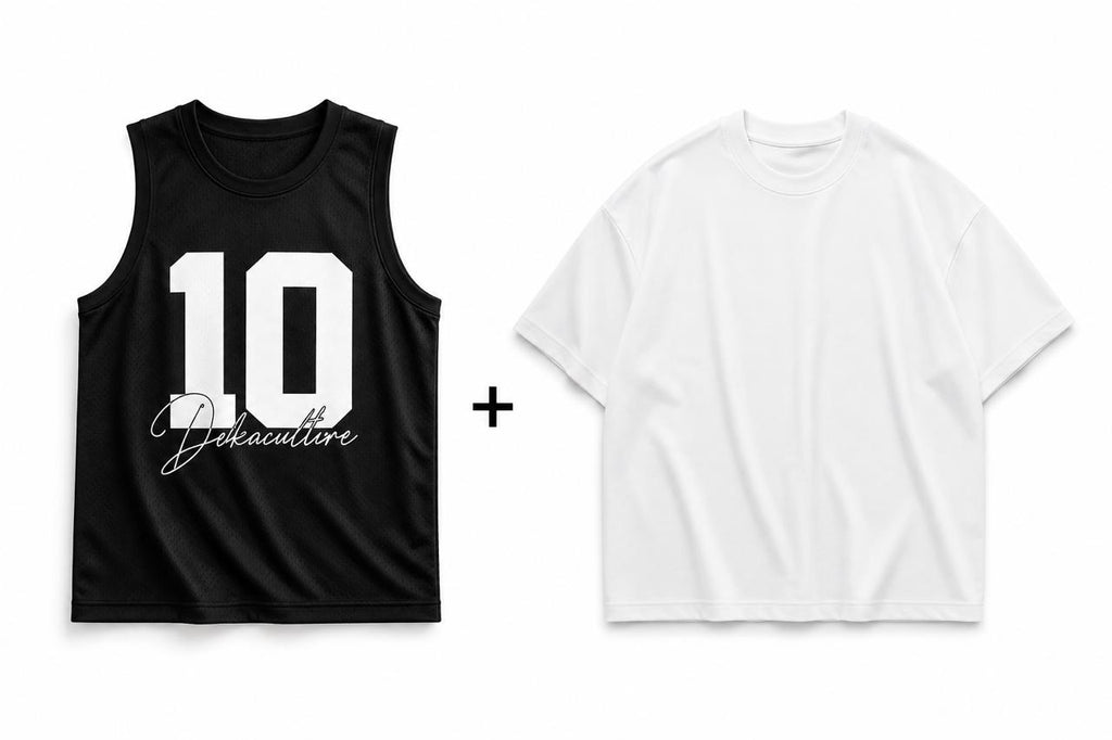 DÉBARDEUR+T-SHIRT OVERSIZE