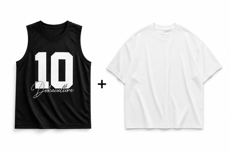 DÉBARDEUR+T-SHIRT OVERSIZE